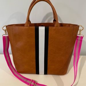 NWOT Social Threads x Mother Chic large tote with Strap